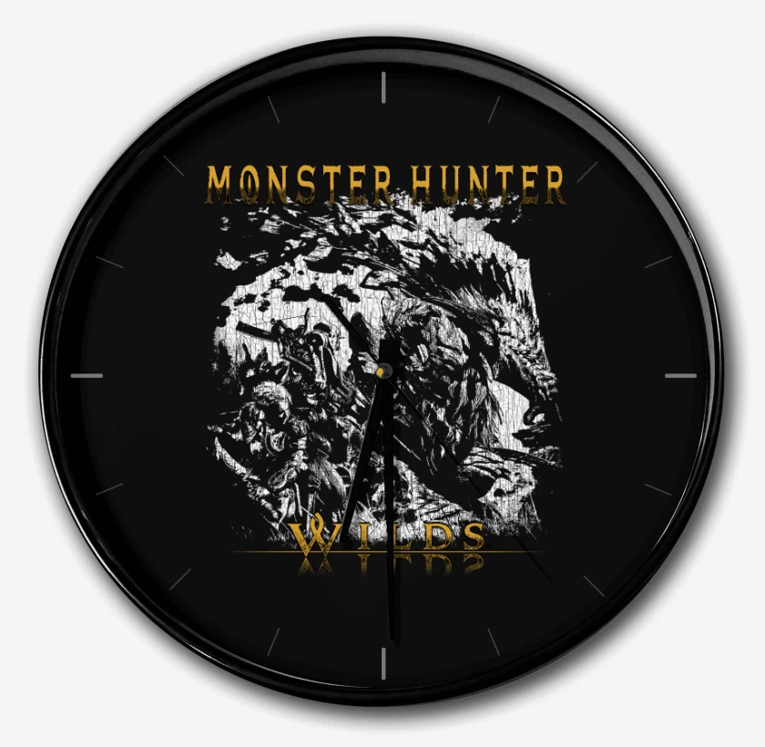 Reloj Negro de Monster Hunter Wilds