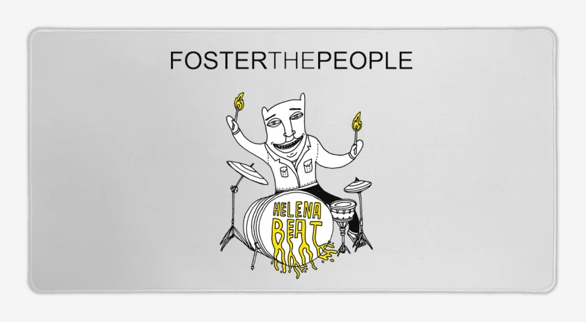 Mouse pad Gamer Foster the People Helena Beat