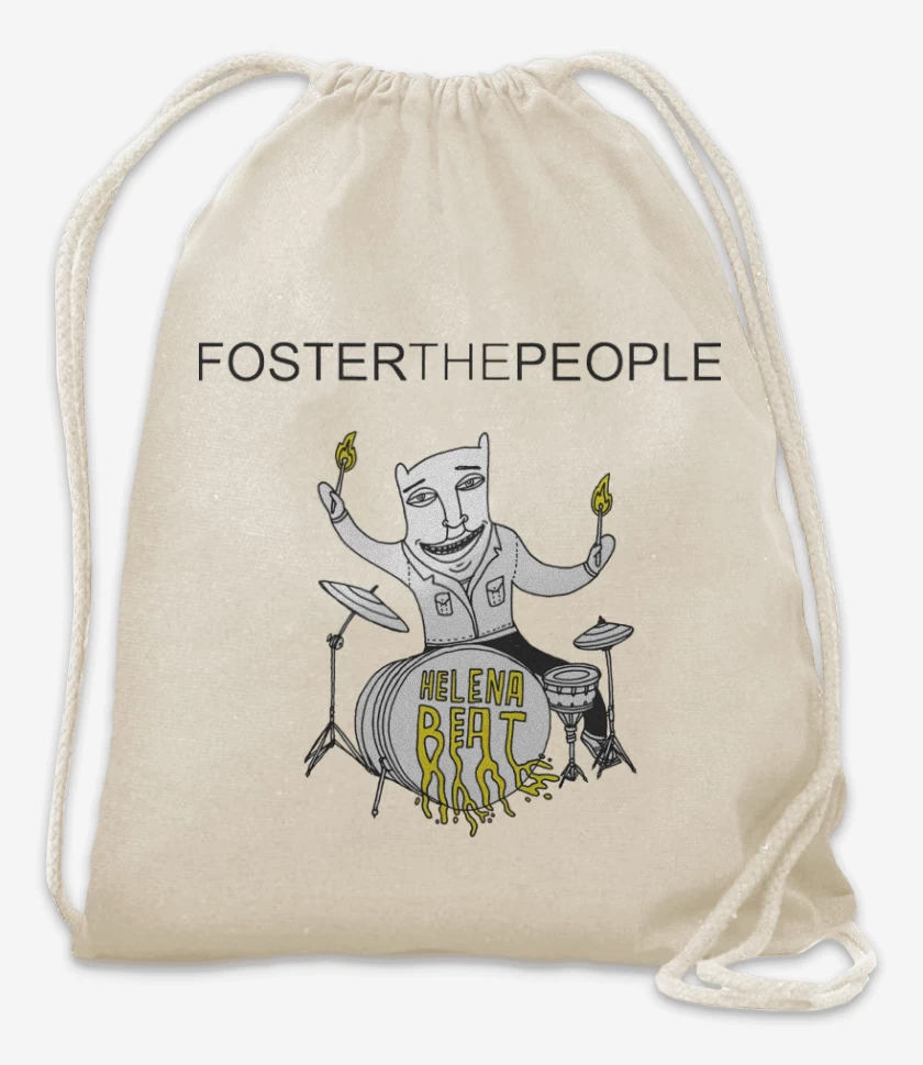 Mochila Blanco de Foster the People Helena Beat