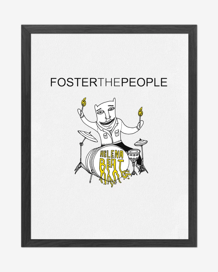 Cuadro decorativo Foster the People Helena Beat