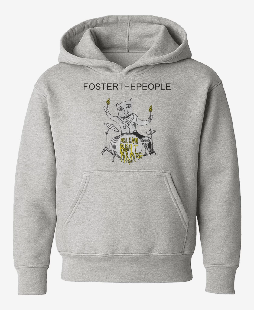 Poleron de niño Gris Melange de Foster the People Helena Beat