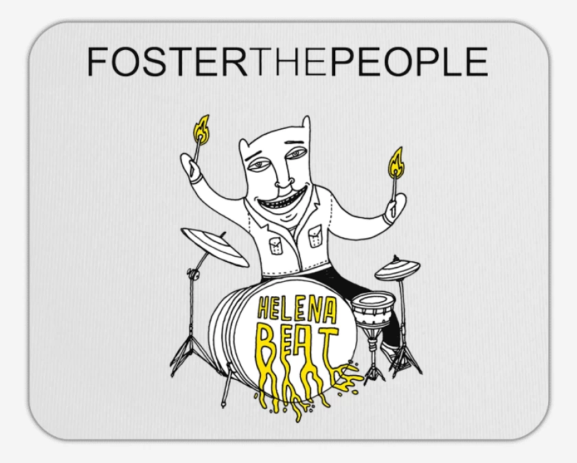 Mousepad Foster the People Helena Beat