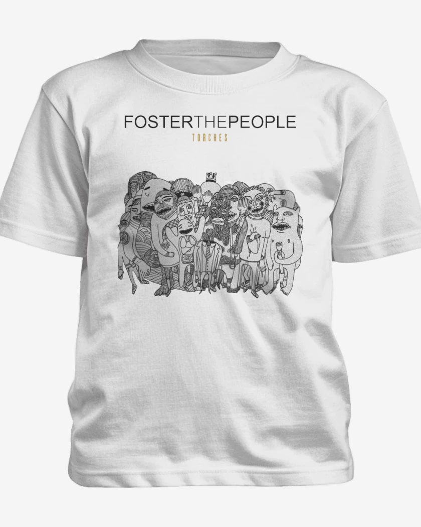 Polera de niño Blanco de Foster the People Torches
