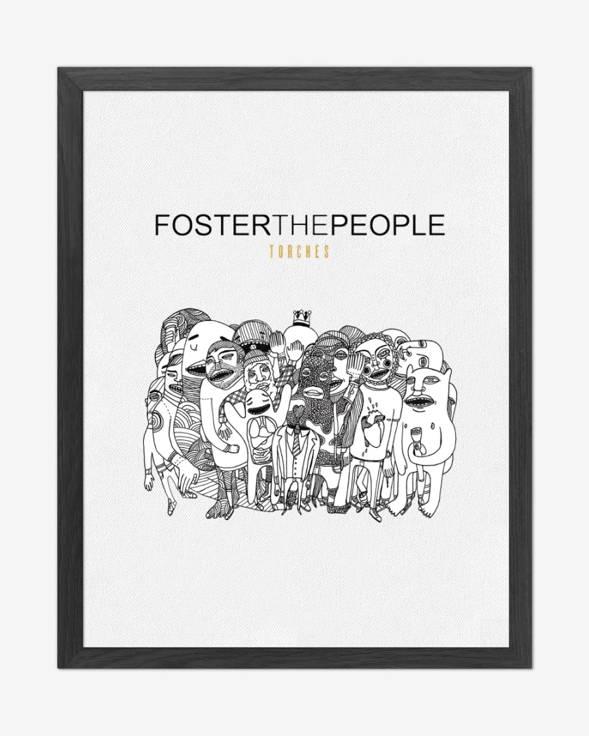 Cuadro decorativo Blanco de Foster the People Torches