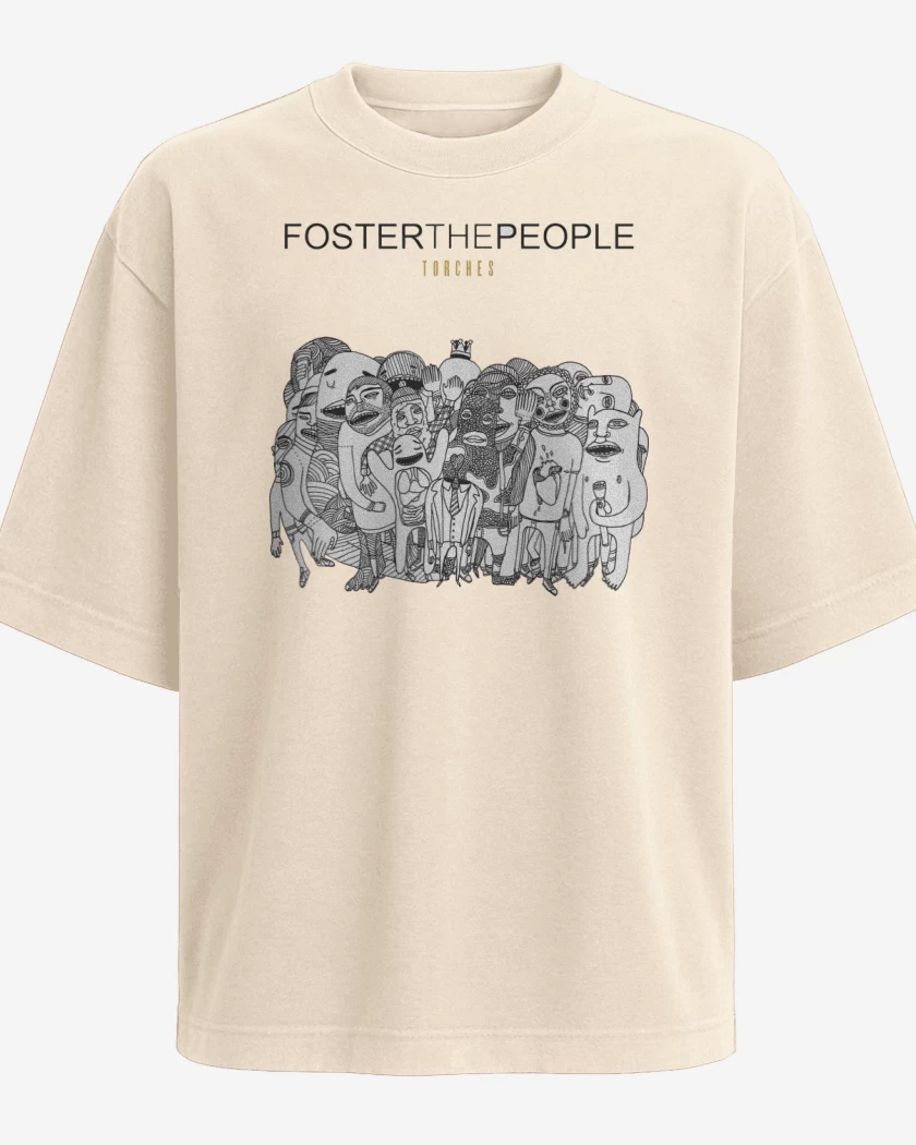 Polera Oversize Foster the People Torches