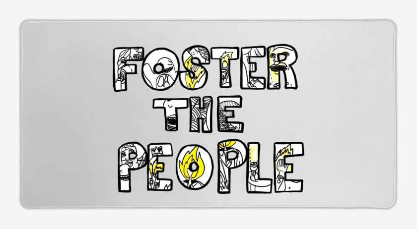 Mouse pad Gamer Foster the People Logo