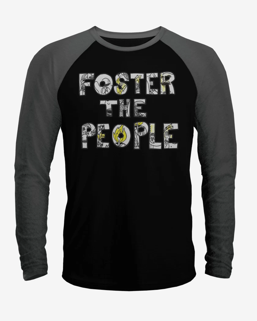 Polera Raglan Foster the People Logo