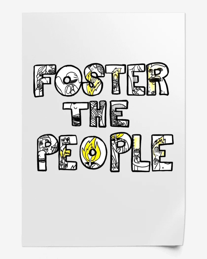 Print Foster the People Logo