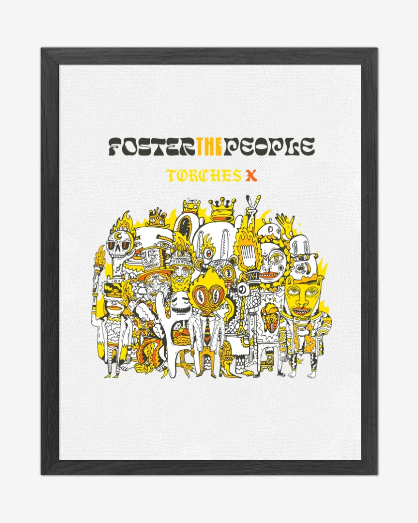 Cuadro decorativo Blanco de Foster the People Torches X