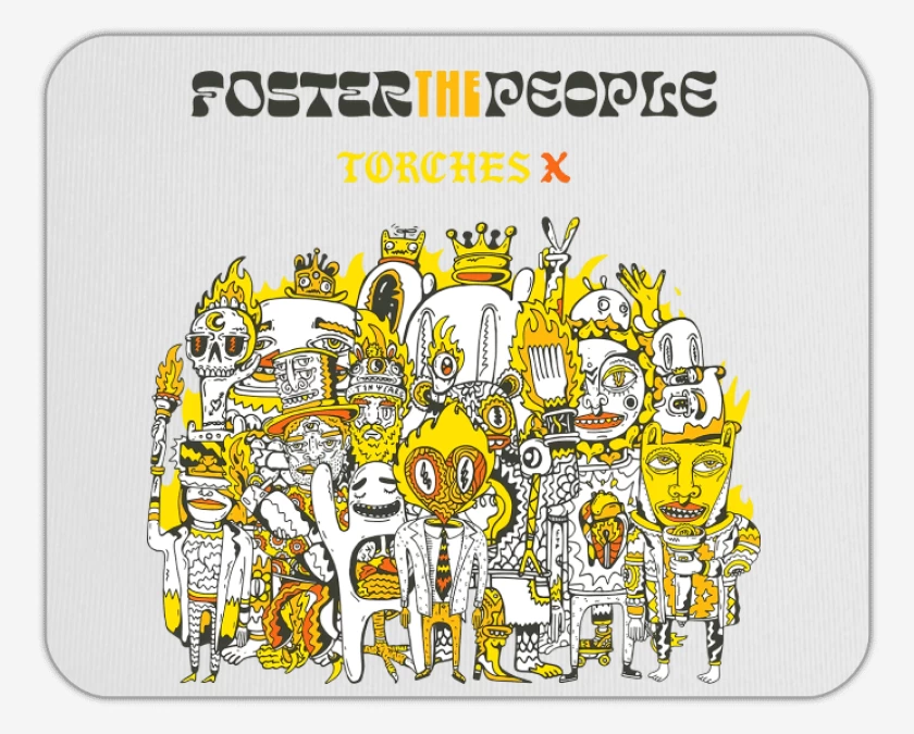 Mousepad Foster the People Torches X