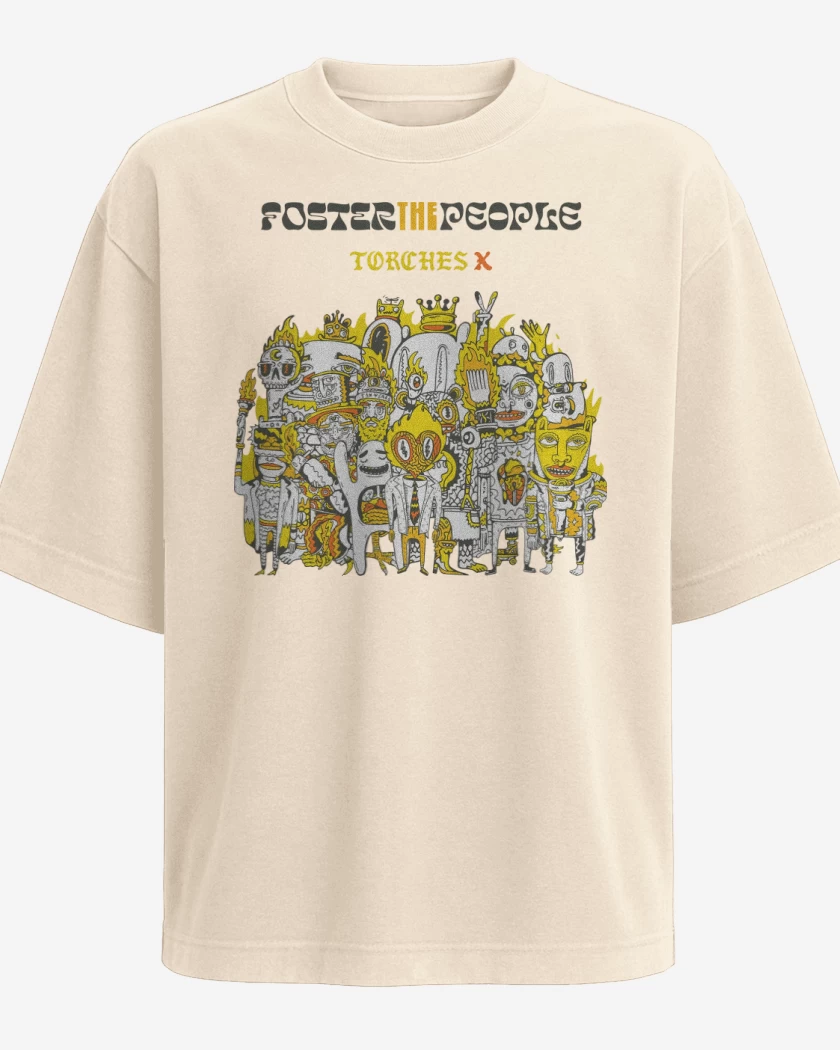 Polera Oversize Foster the People Torches X