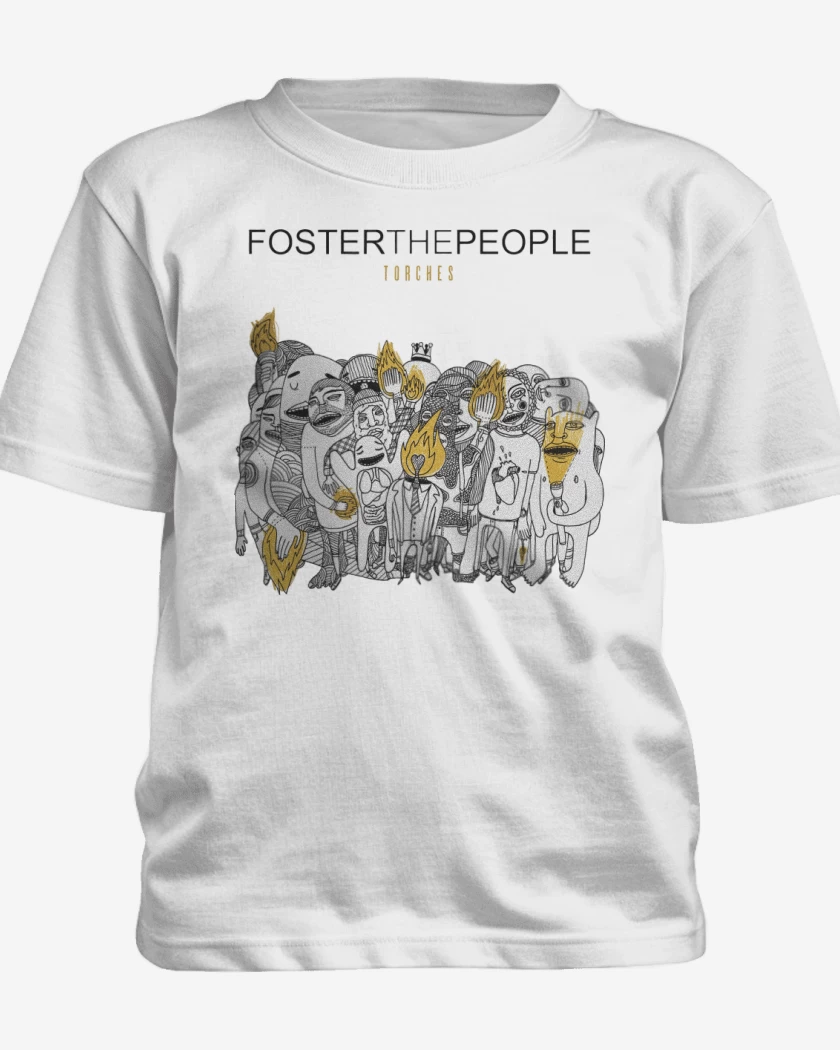 Polera de niño Blanco de FTP Torches 