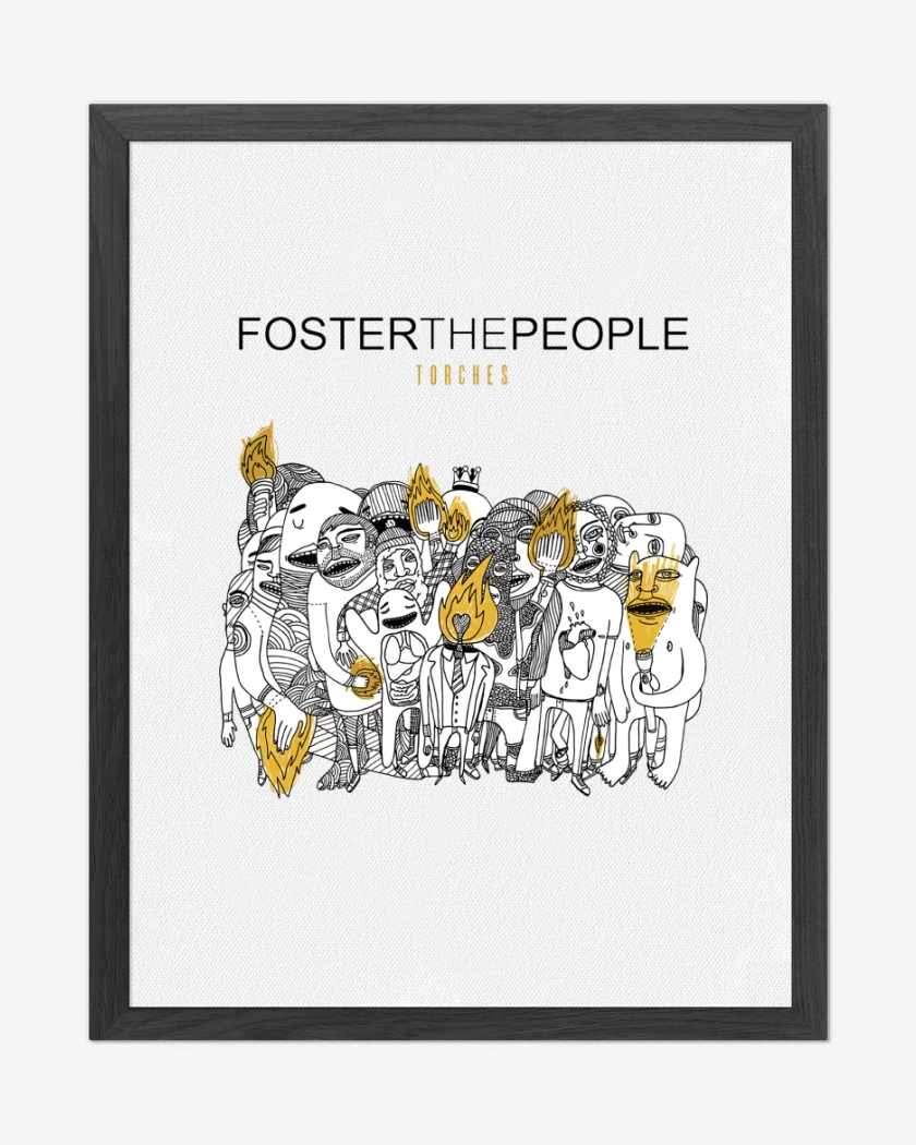 Cuadro decorativo Blanco de FTP Torches 