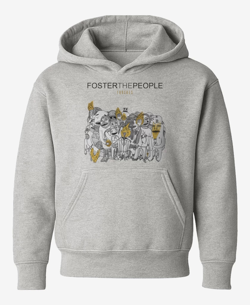 Poleron de niño Gris Melange de FTP Torches 