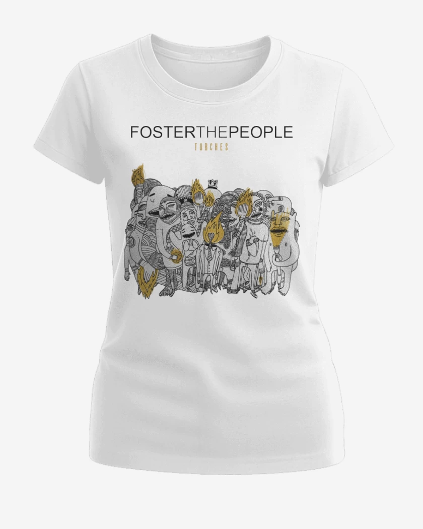 Polera de Mujer Blanco de FTP Torches 