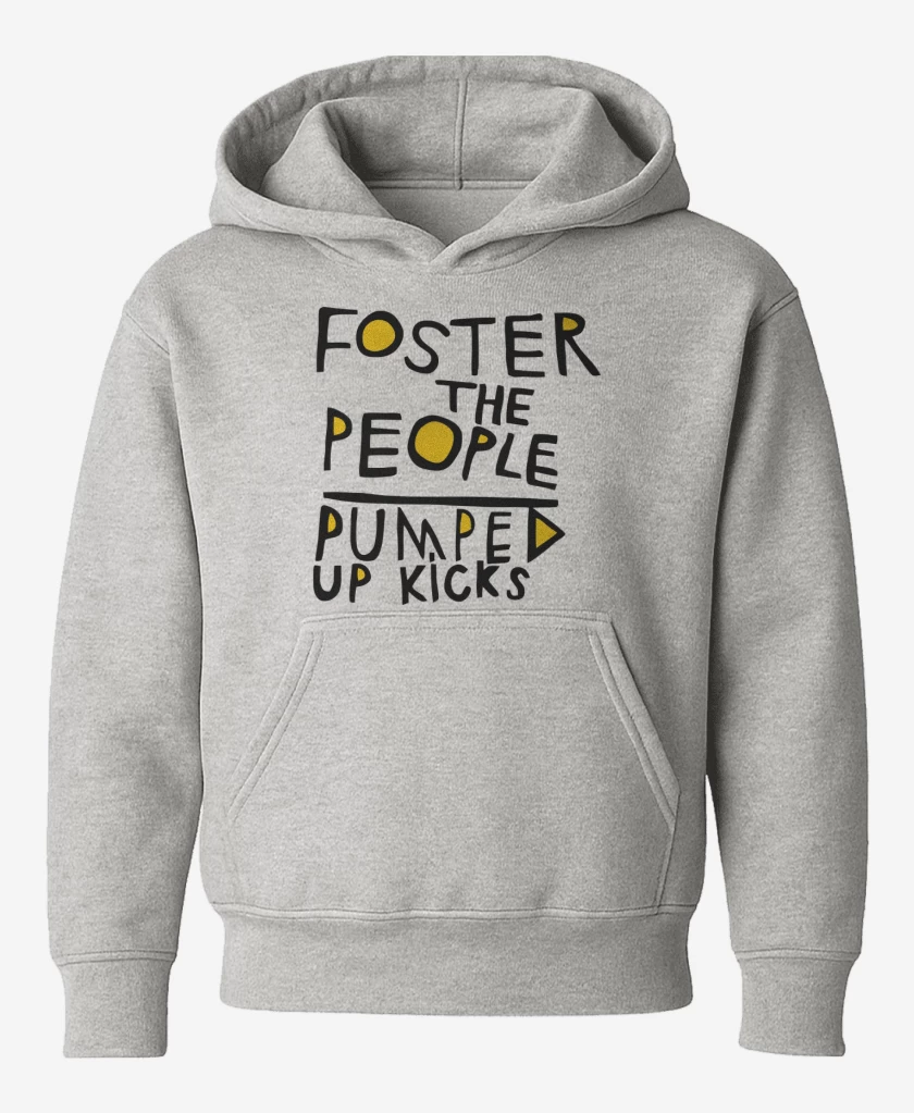 Poleron de niño Gris Melange de FTP Pumped Up Kicks 