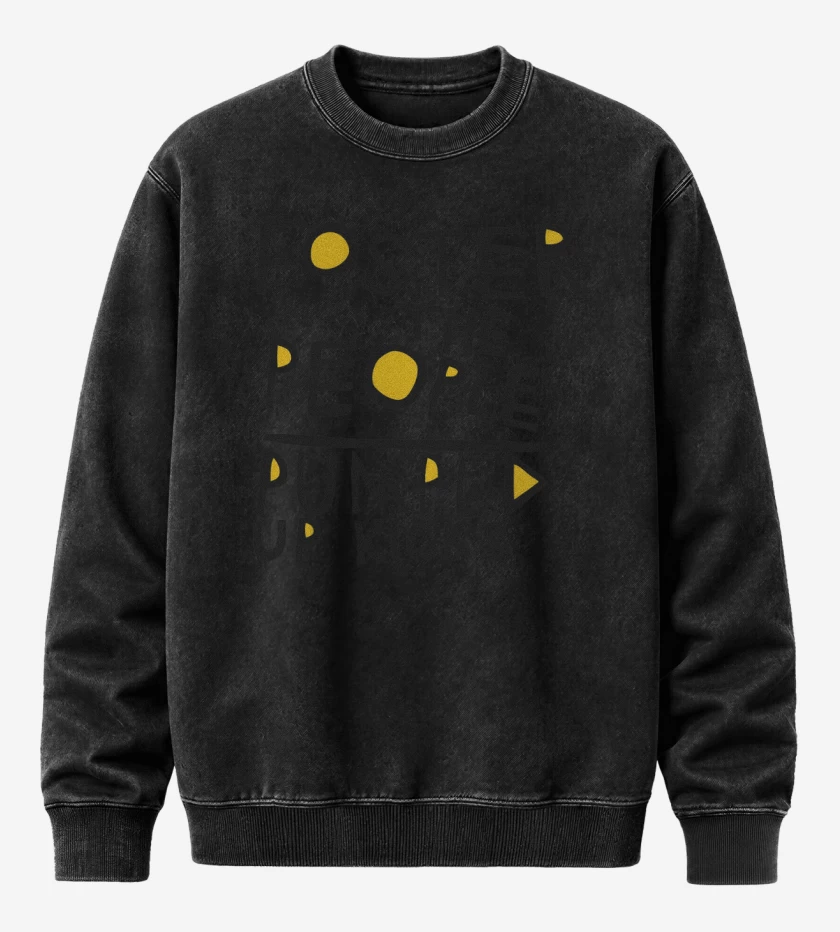 Poleron Polo Acid Wash Negro de FTP Pumped Up Kicks 