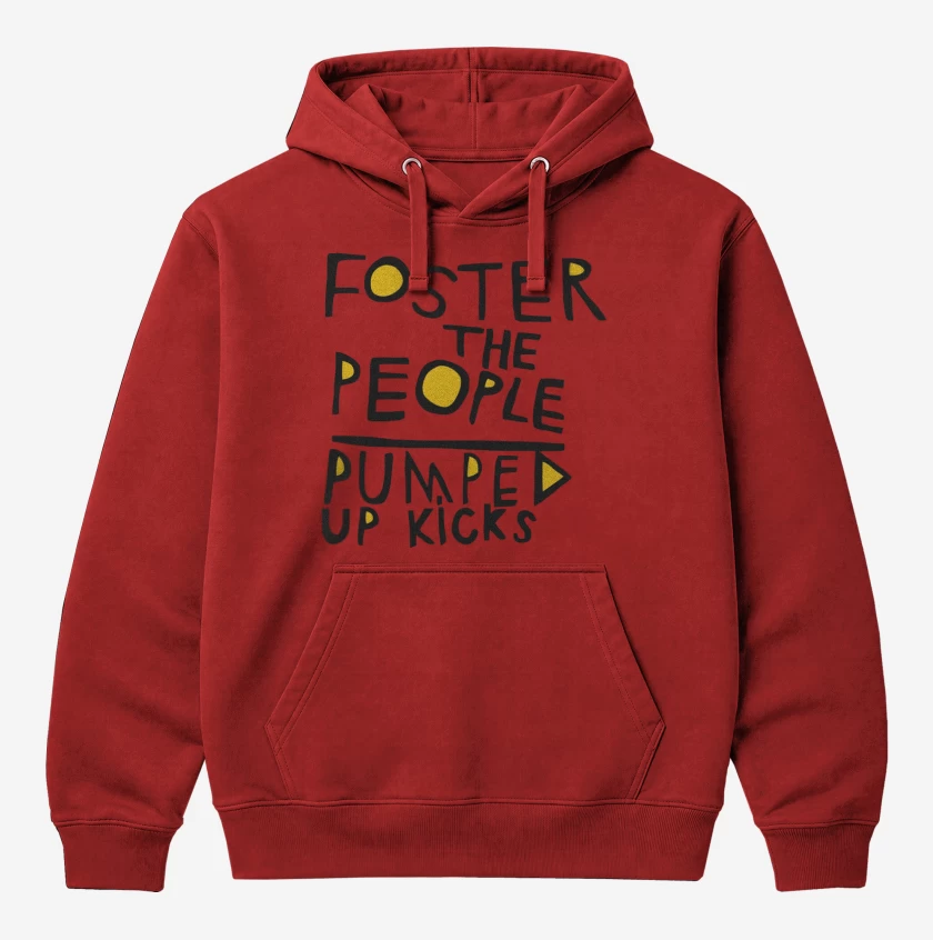 Polerón Canguro Rojo de FTP Pumped Up Kicks 