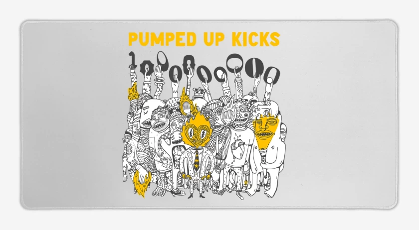 Mouse pad Gamer Pumped Up Kicks FTP