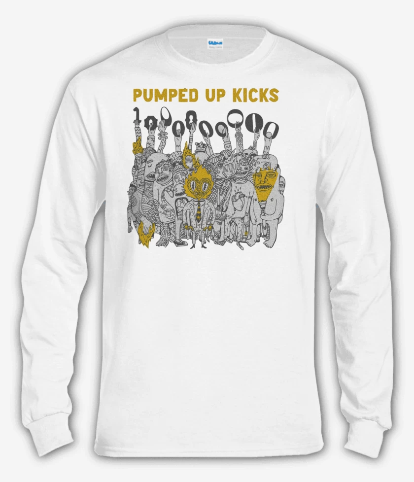 Polera manga larga Blanco de Pumped Up Kicks FTP