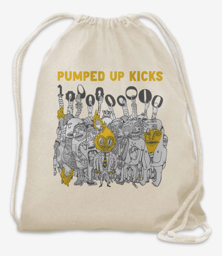 Mochila Blanco de Pumped Up Kicks FTP