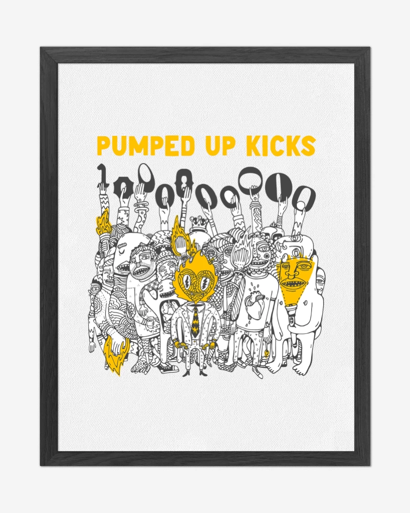 Cuadro decorativo Blanco de Pumped Up Kicks FTP