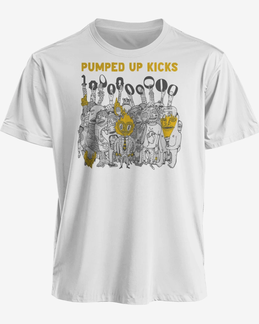 Polera premium Blanco de Pumped Up Kicks FTP
