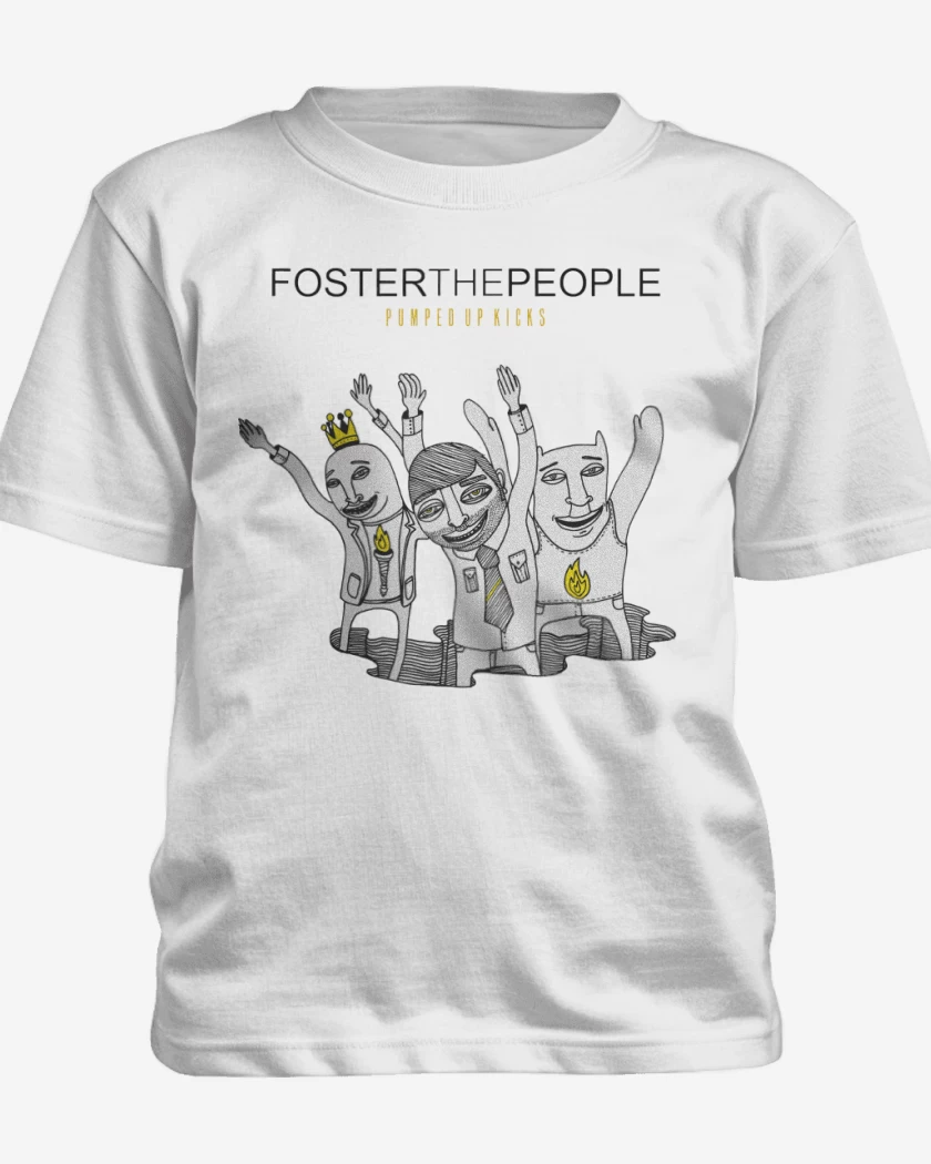 Polera de niño Blanco de Foster the People Pumped Up