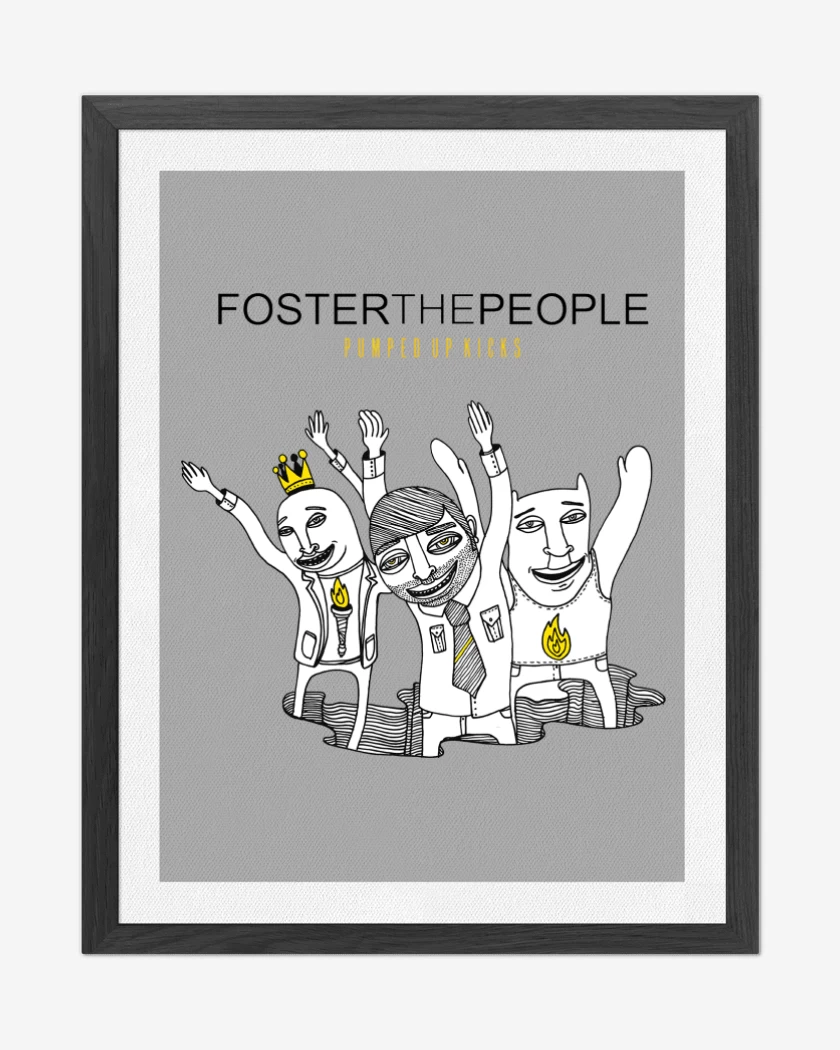 Cuadro decorativo Foster the People Pumped Up