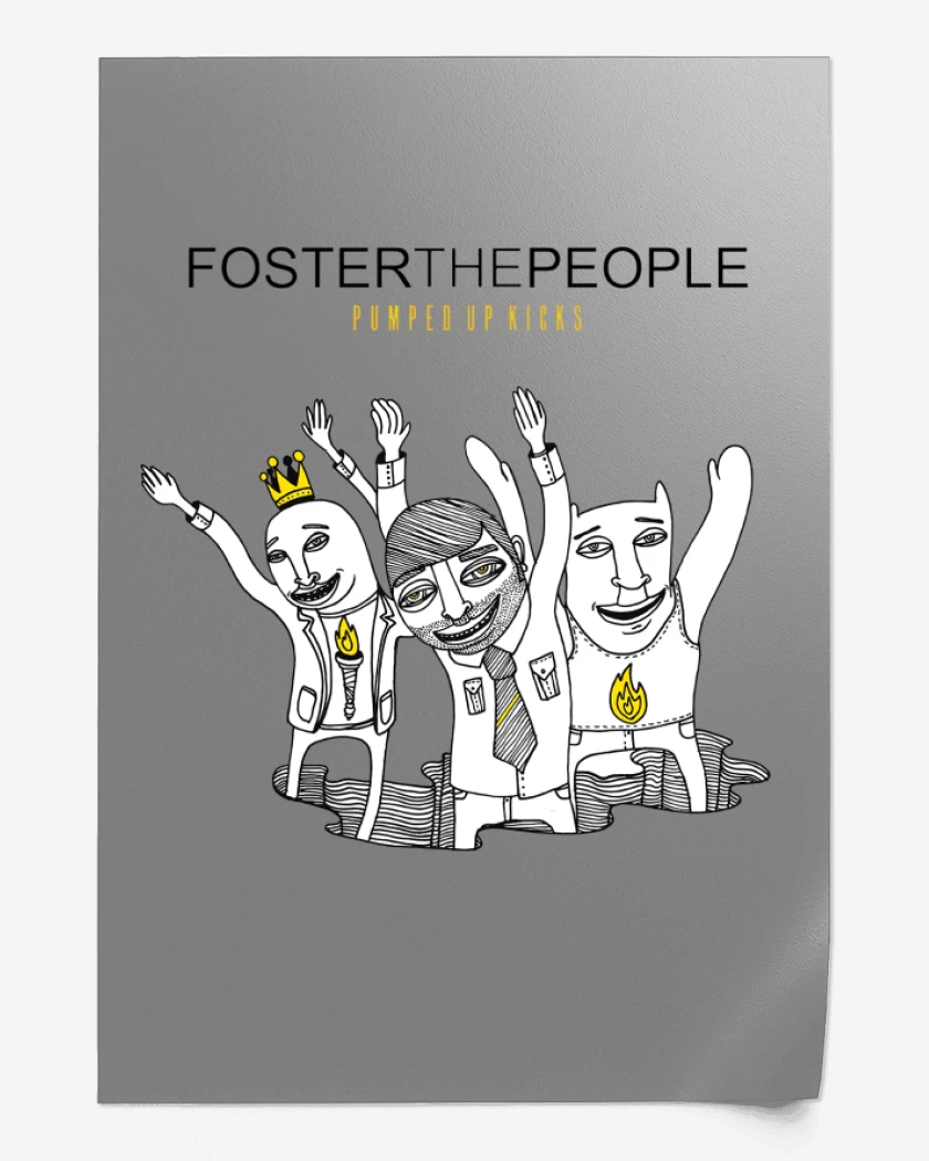 Print Foster the People Pumped Up
