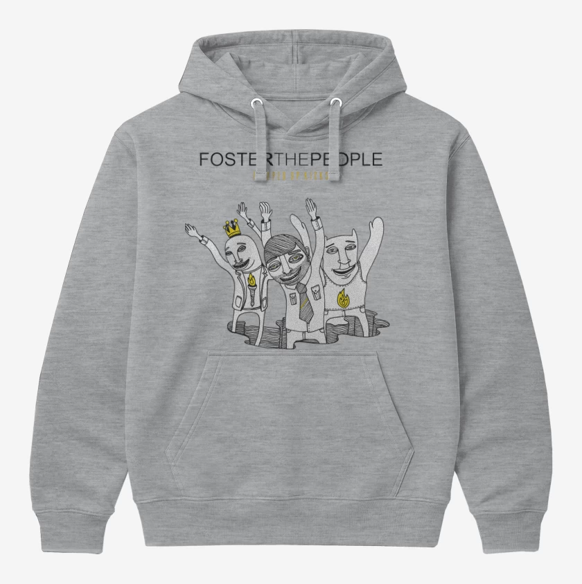 Polerón Canguro Gris Melange de Foster the People Pumped Up