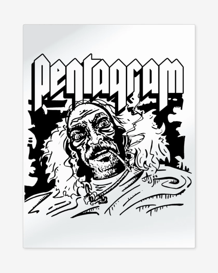Print metalico Blanco de Pentagram Bobby 