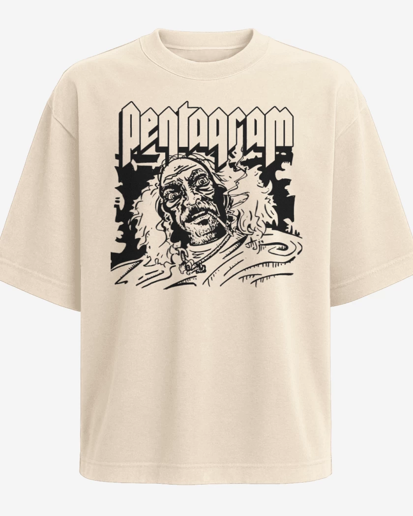 Polera Oversize Beige de Pentagram Bobby 