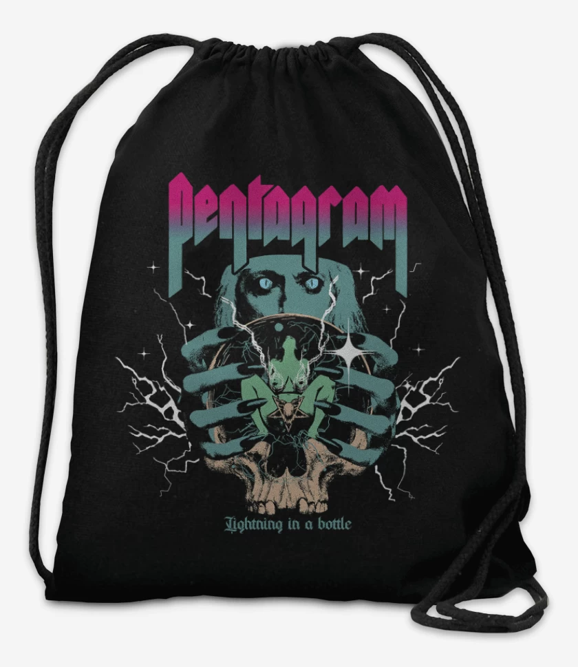 Mochila Negro de Pentagram Lightning in a Bottle