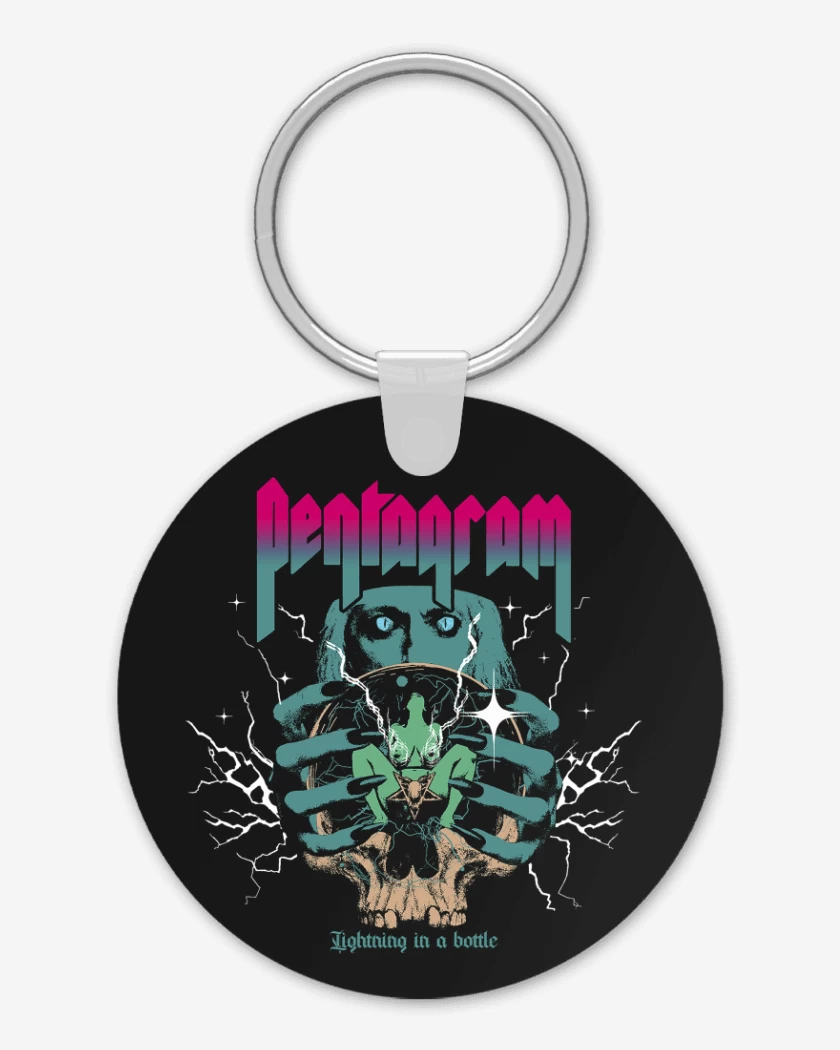 Llavero Pentagram Lightning in a Bottle