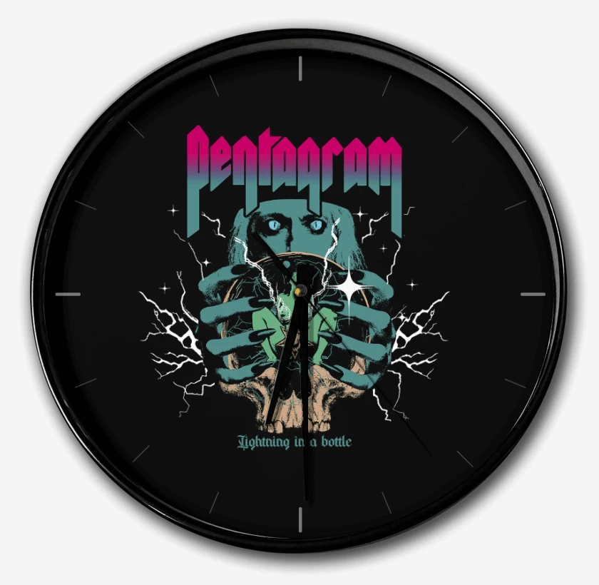 Reloj Negro de Pentagram Lightning in a Bottle