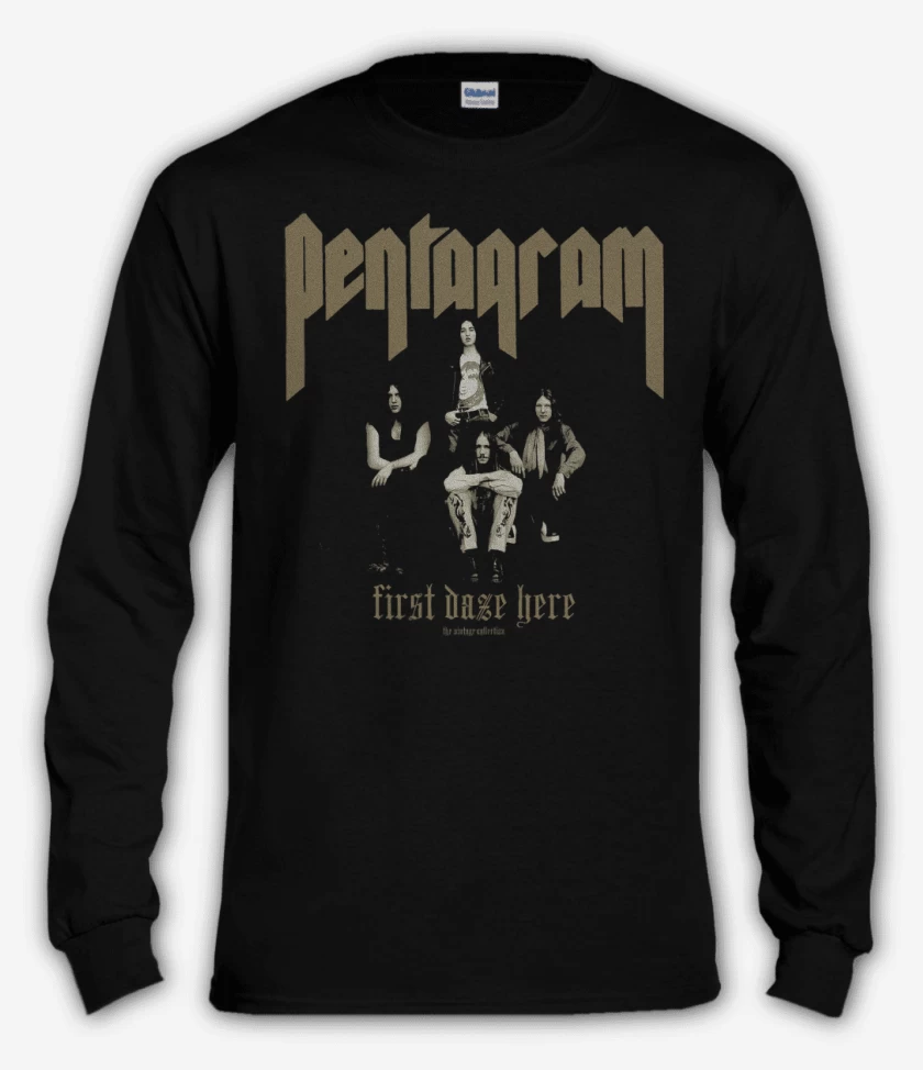 Polera manga larga Negro de Pentagram First Daze Here
