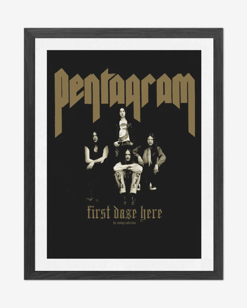 Cuadro decorativo Negro de Pentagram First Daze Here