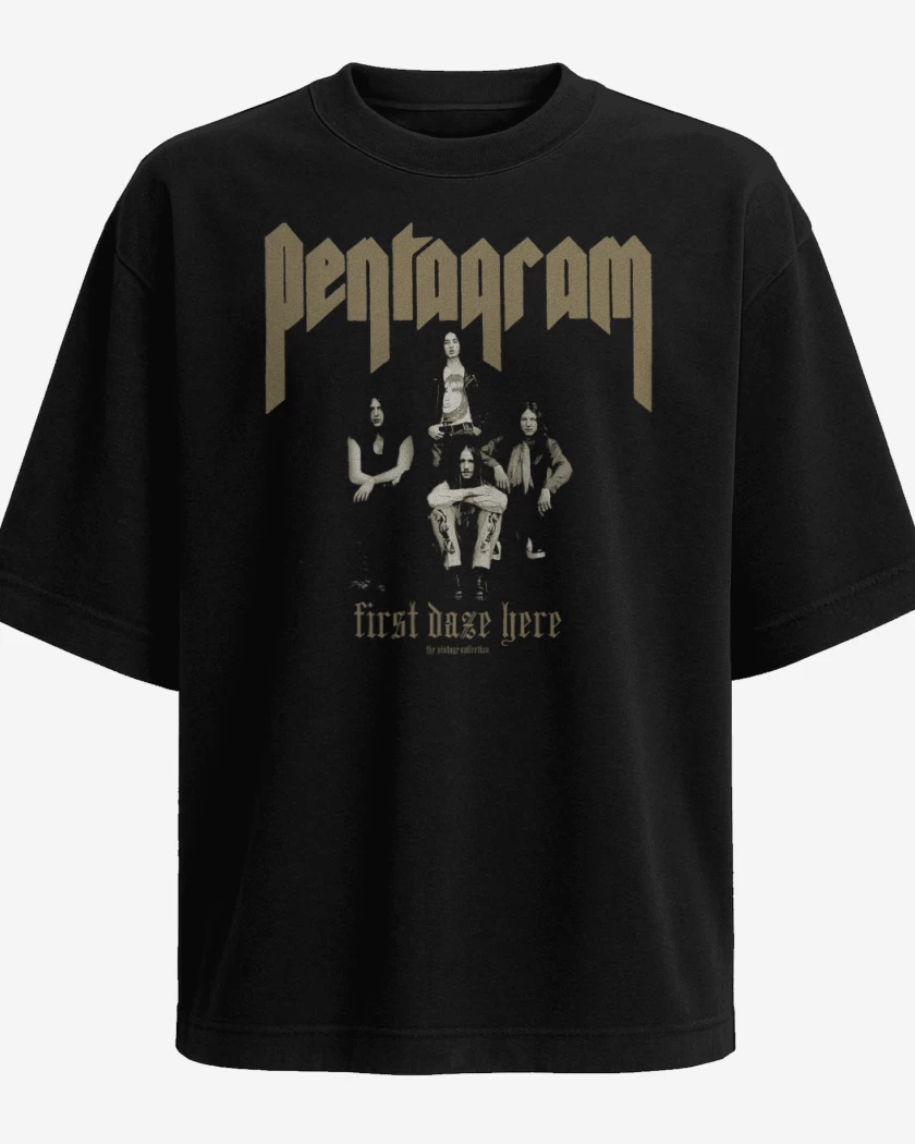 Polera Oversize Pentagram First Daze Here