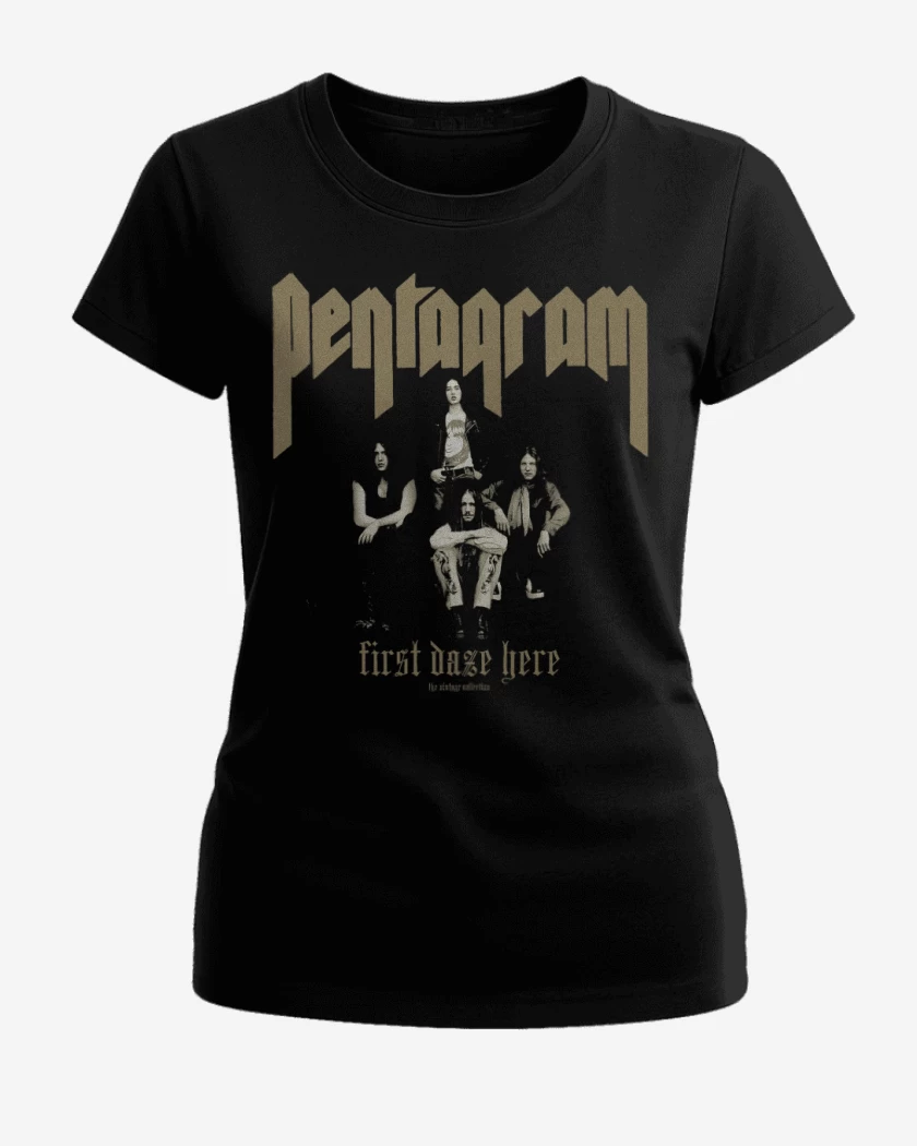 Polera de Mujer Negro de Pentagram First Daze Here