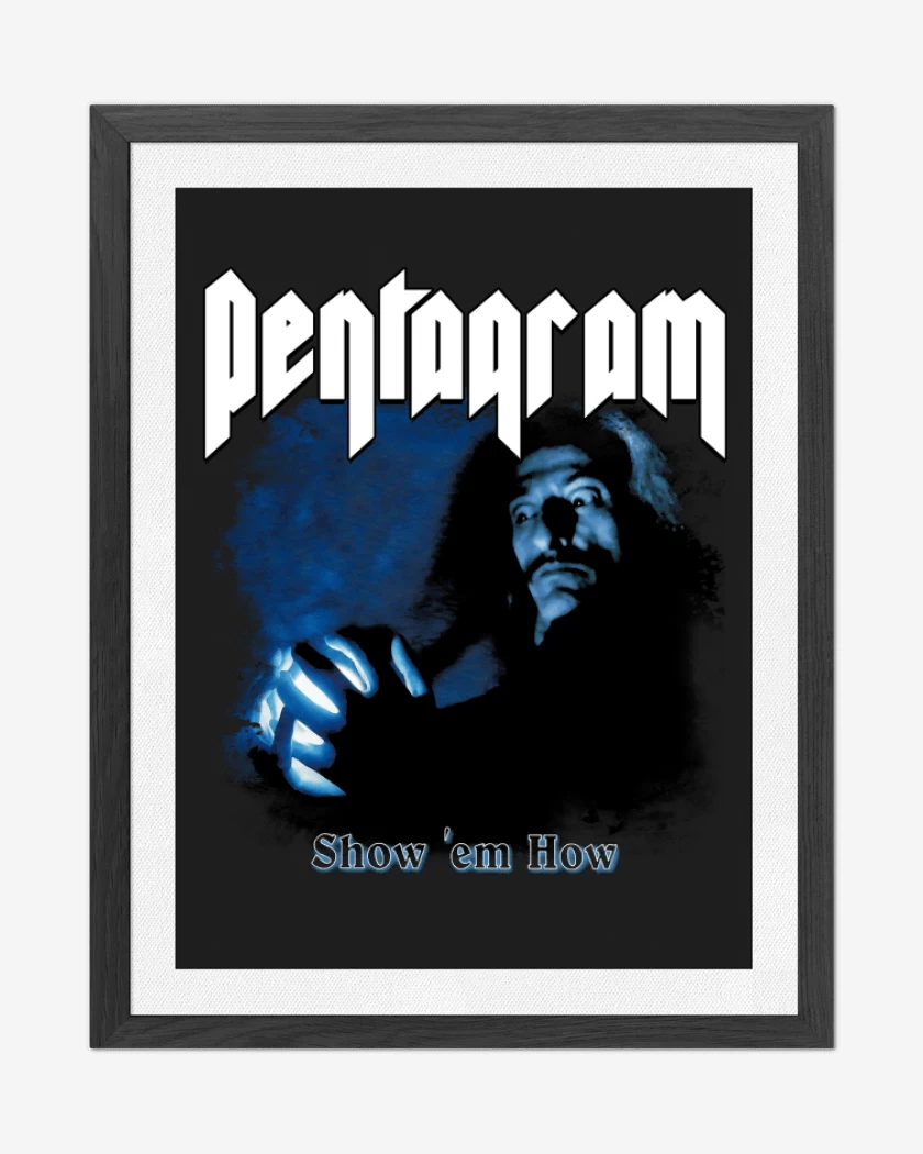 Cuadro decorativo Negro de Pentagram Show em How