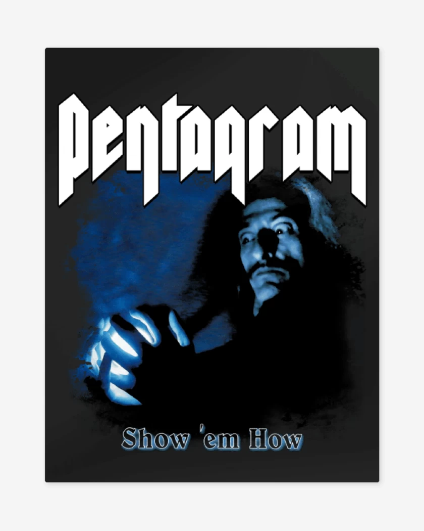 Print metalico Negro de Pentagram Show em How