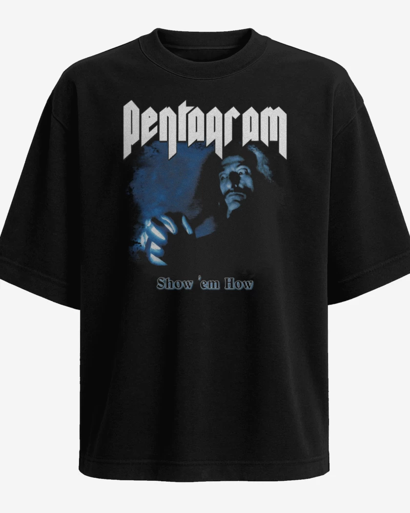 Polera Oversize Pentagram Show em How