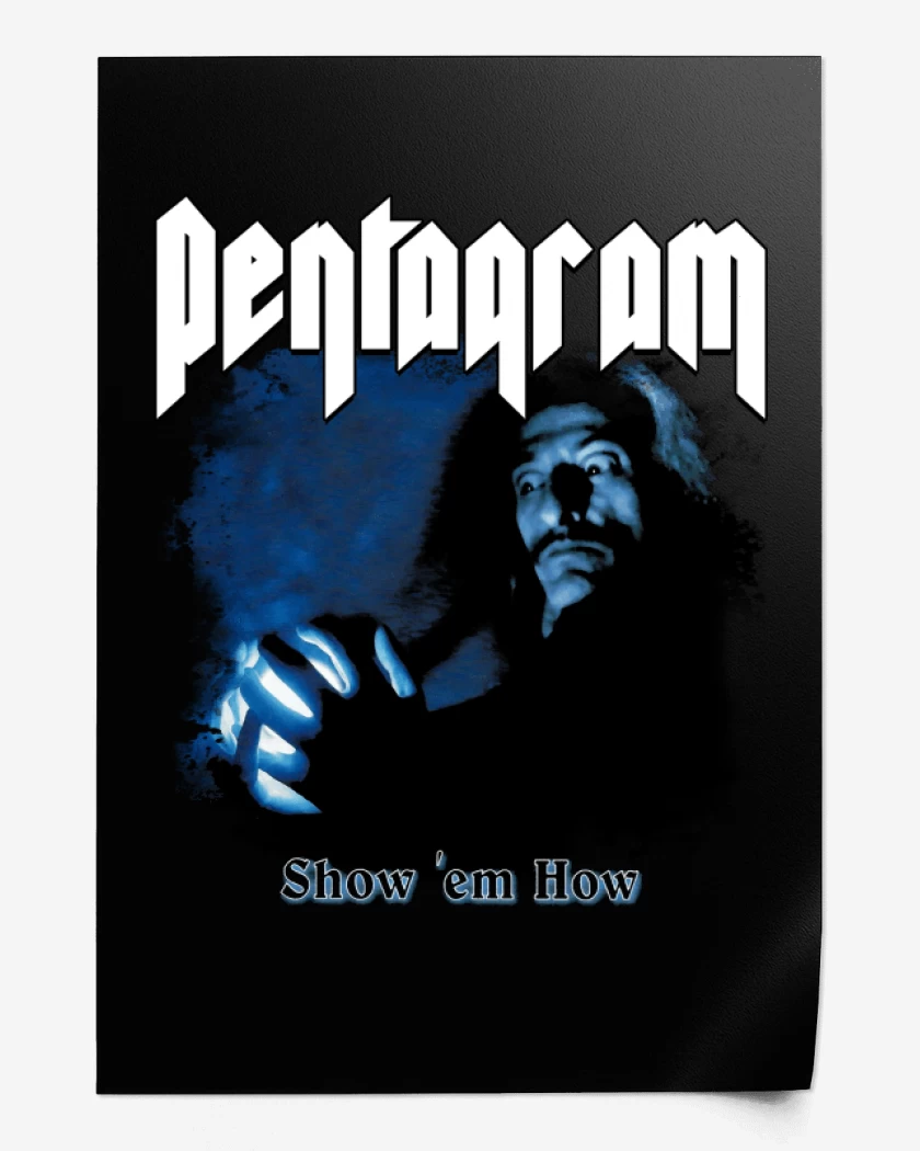 Print Negro de Pentagram Show em How