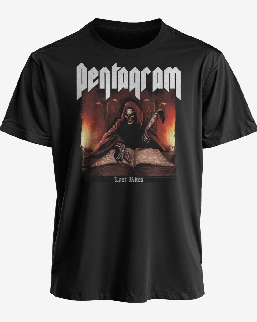 Polera premium Negro de Pentagram Last Rites 