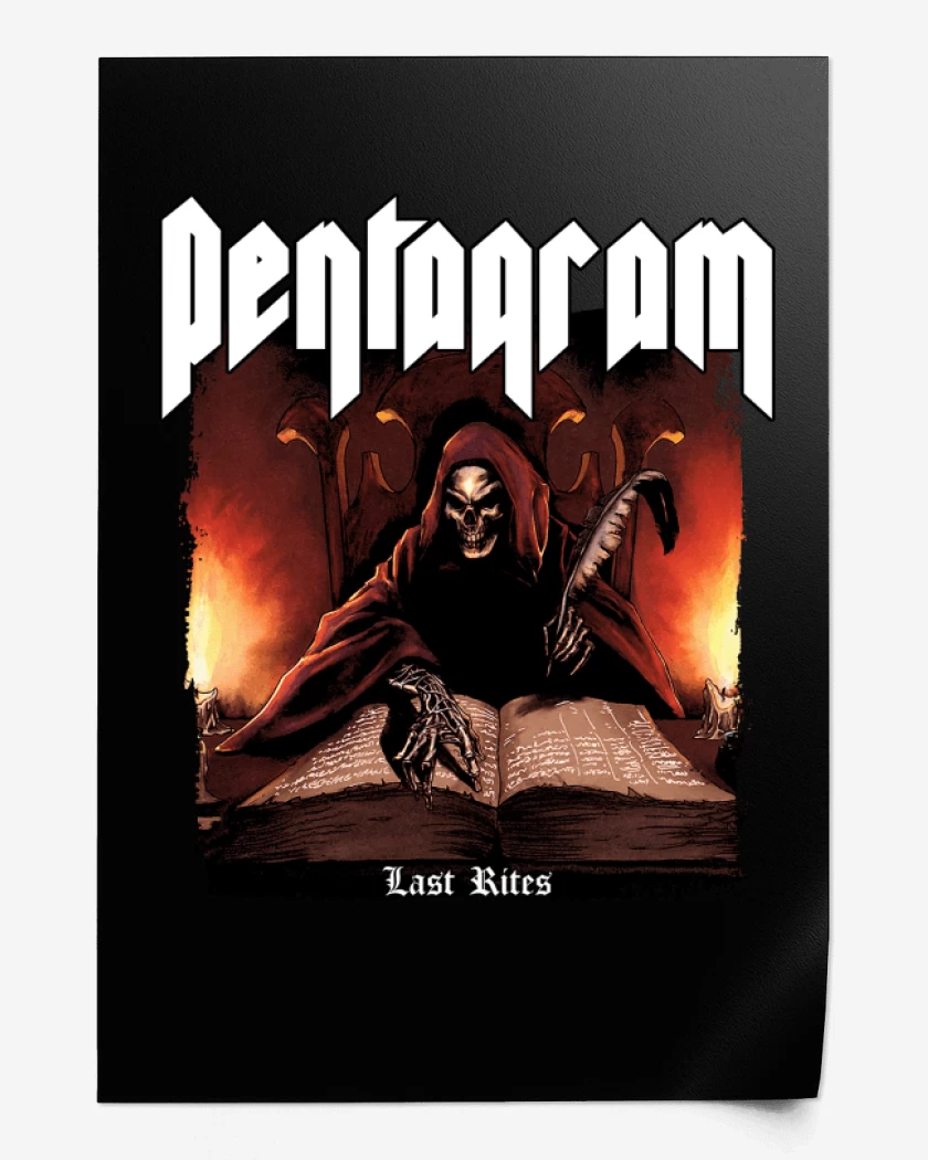 Print Negro de Pentagram Last Rites 