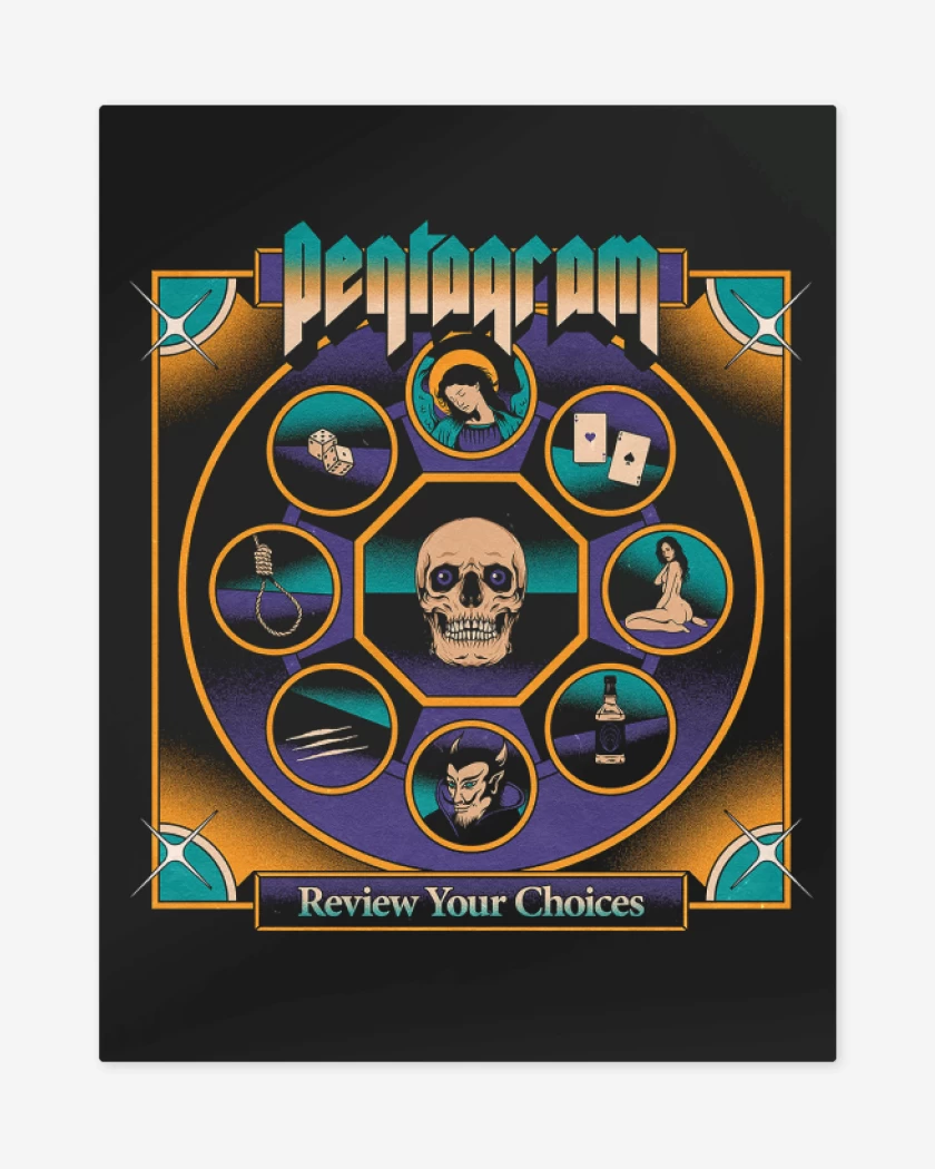 Print metalico Negro de Pentagram Review Your Choises I