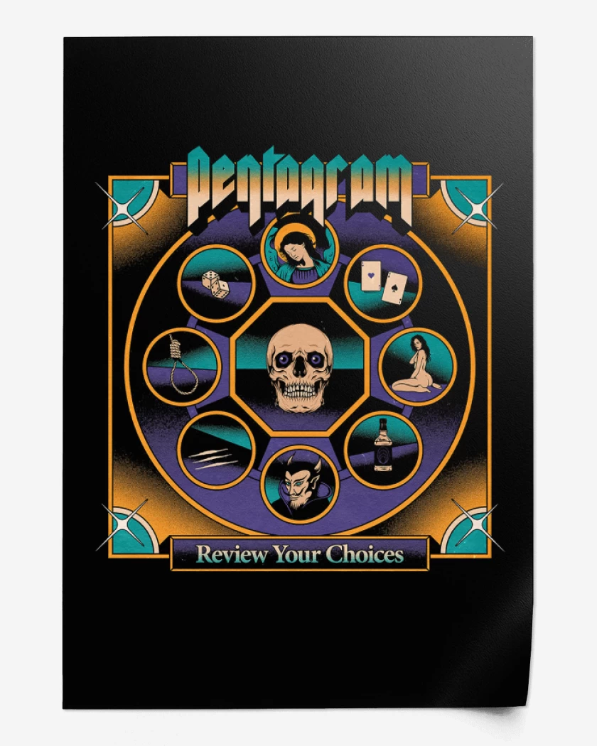 Print Pentagram Review Your Choises I