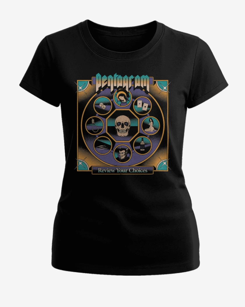 Polera de Mujer Negro de Pentagram Review Your Choises I