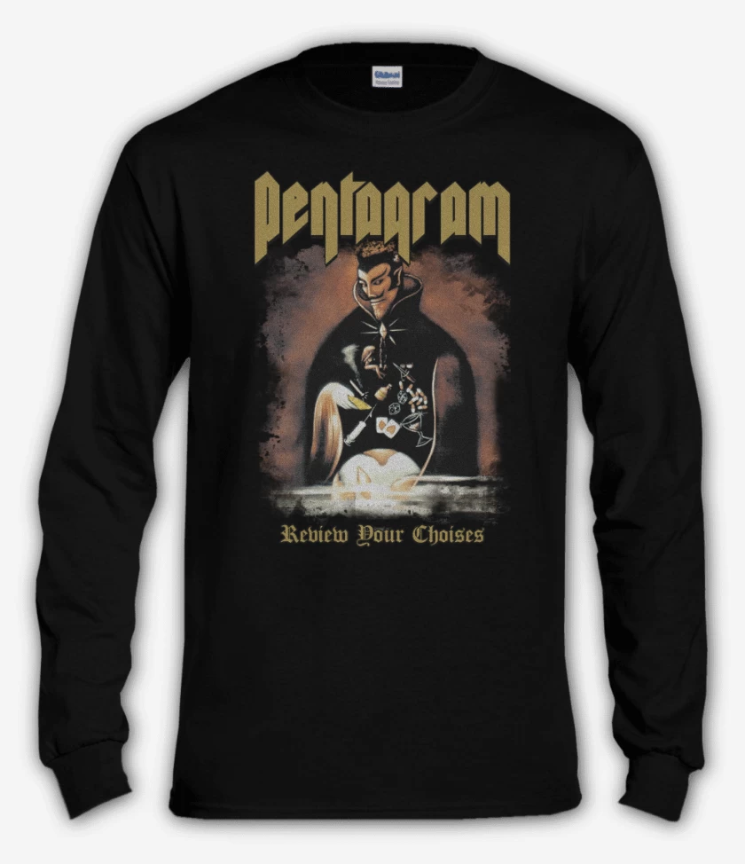 Polera manga larga Negro de Pentagram Review Your Choises